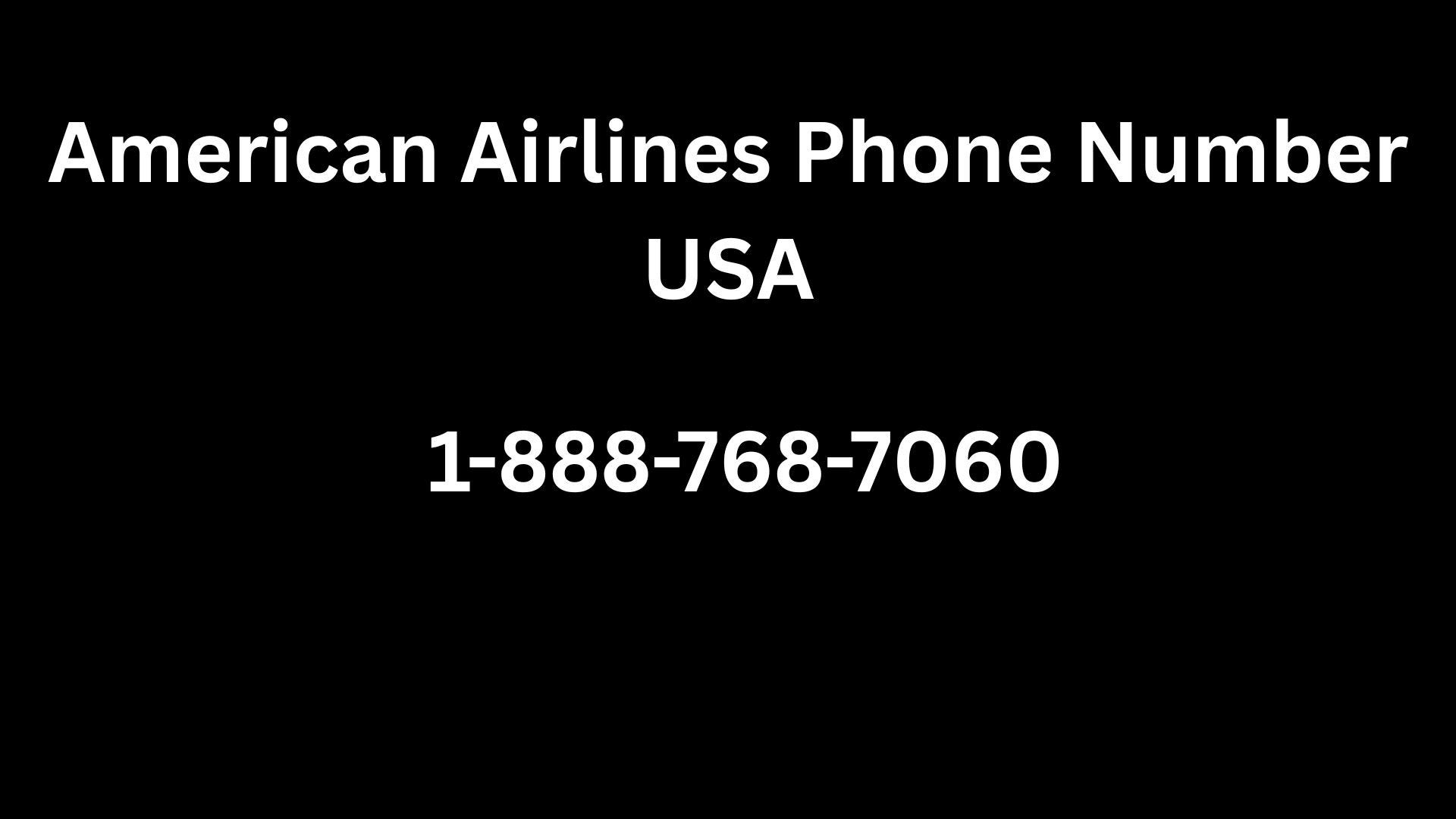 American Airlines phone number USA American Airlines phone number USA