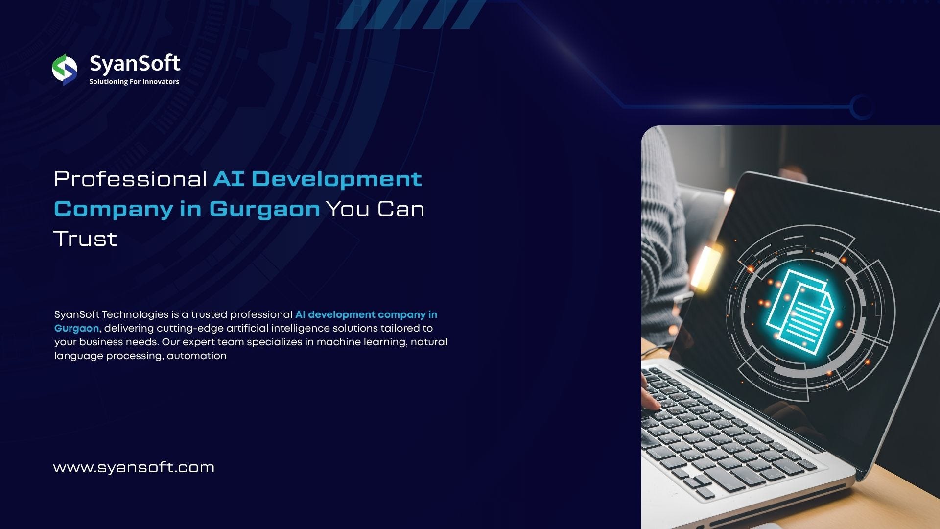 Professional AI Development Company in Gurgaon You Can Trust | SyanSoft Technologies