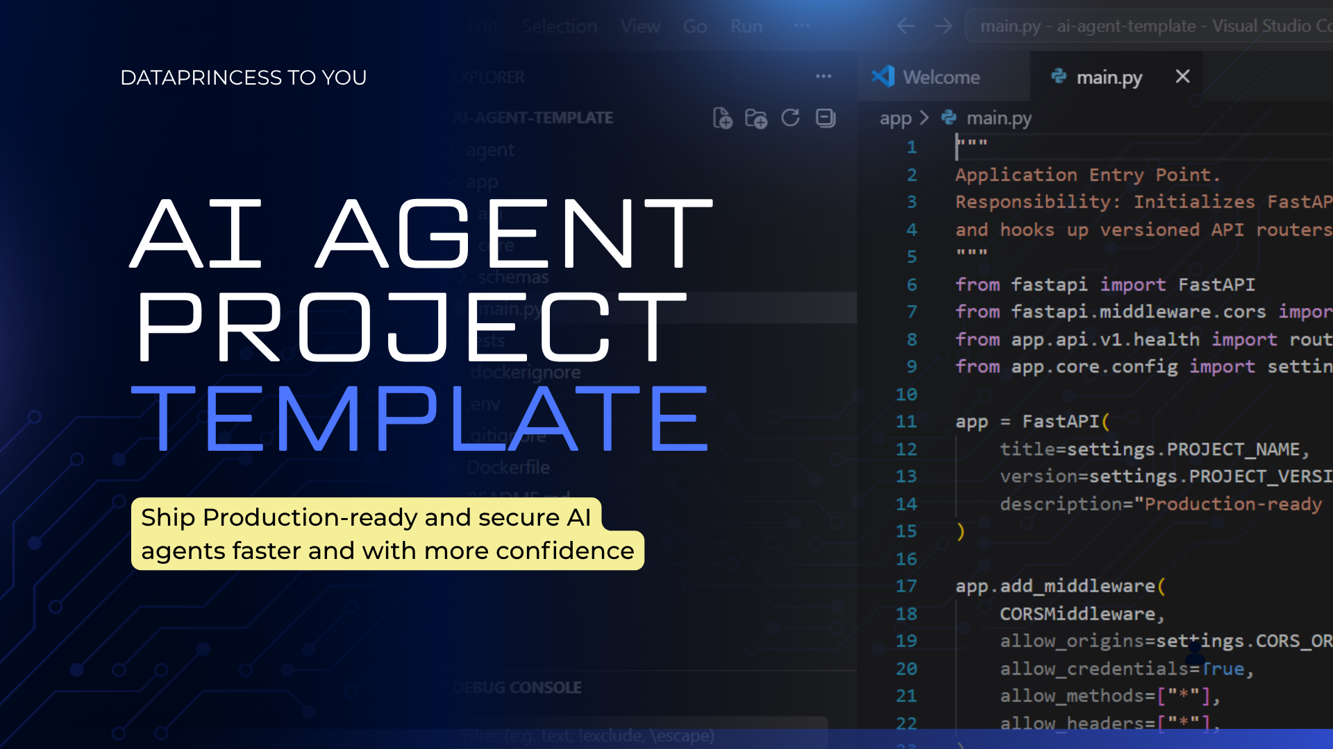 Structure your Python AI Agent Apps like this