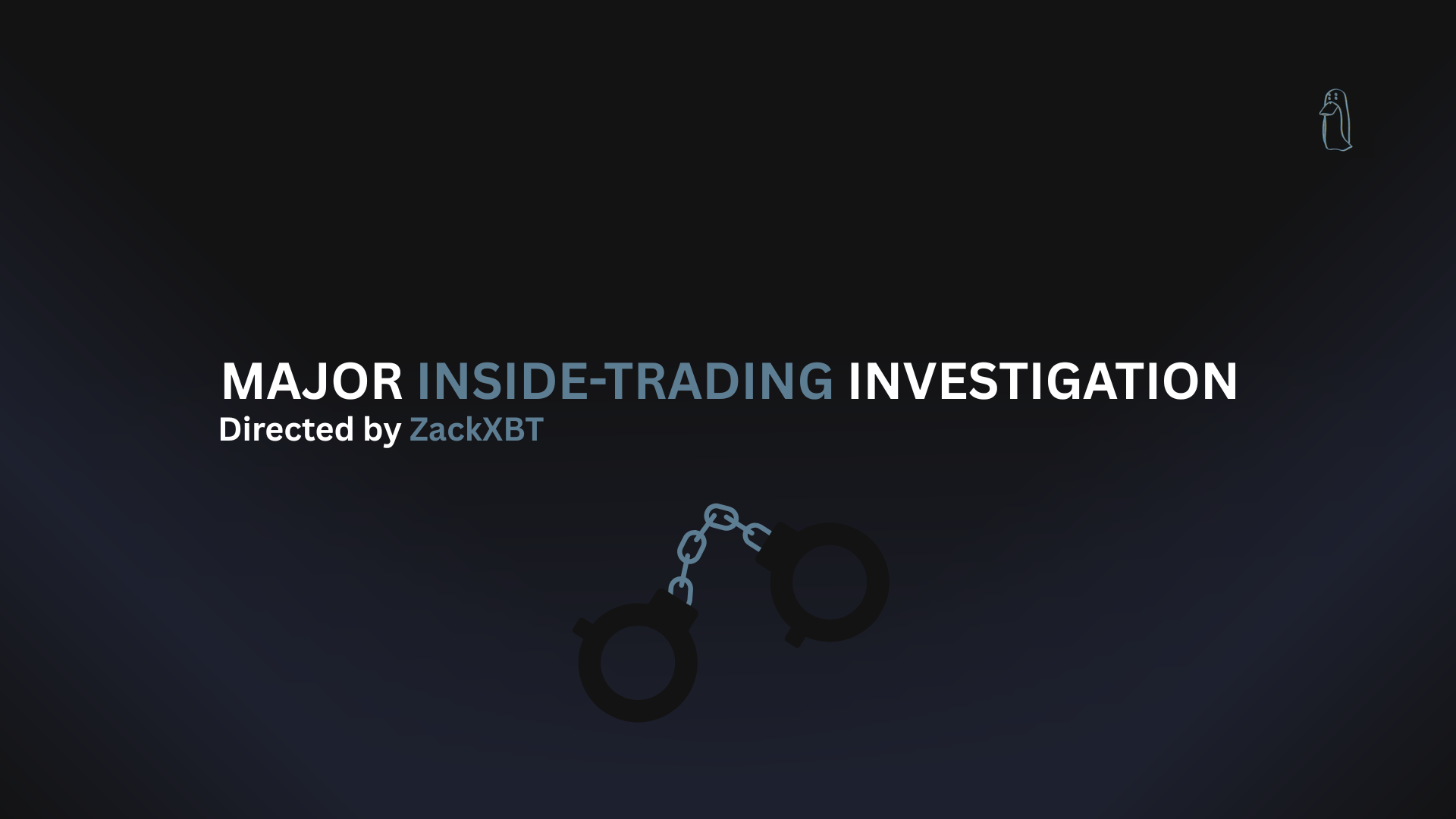 MAJOR INSIDE-TRADING INVESTIGATION