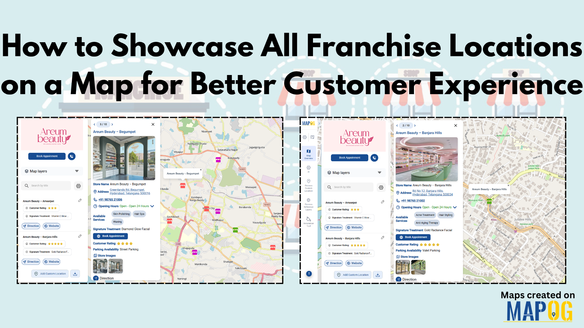 GIS on Medium - How to Showcase All Franchise Locations on a Map for Better Customer Experience