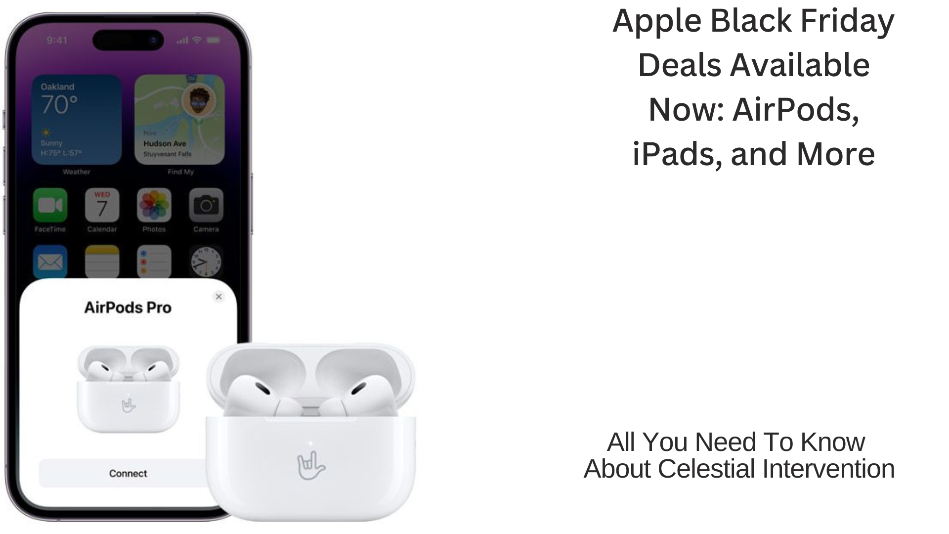 Apple Black Friday Deals Available Now: AirPods, iPads, and More
