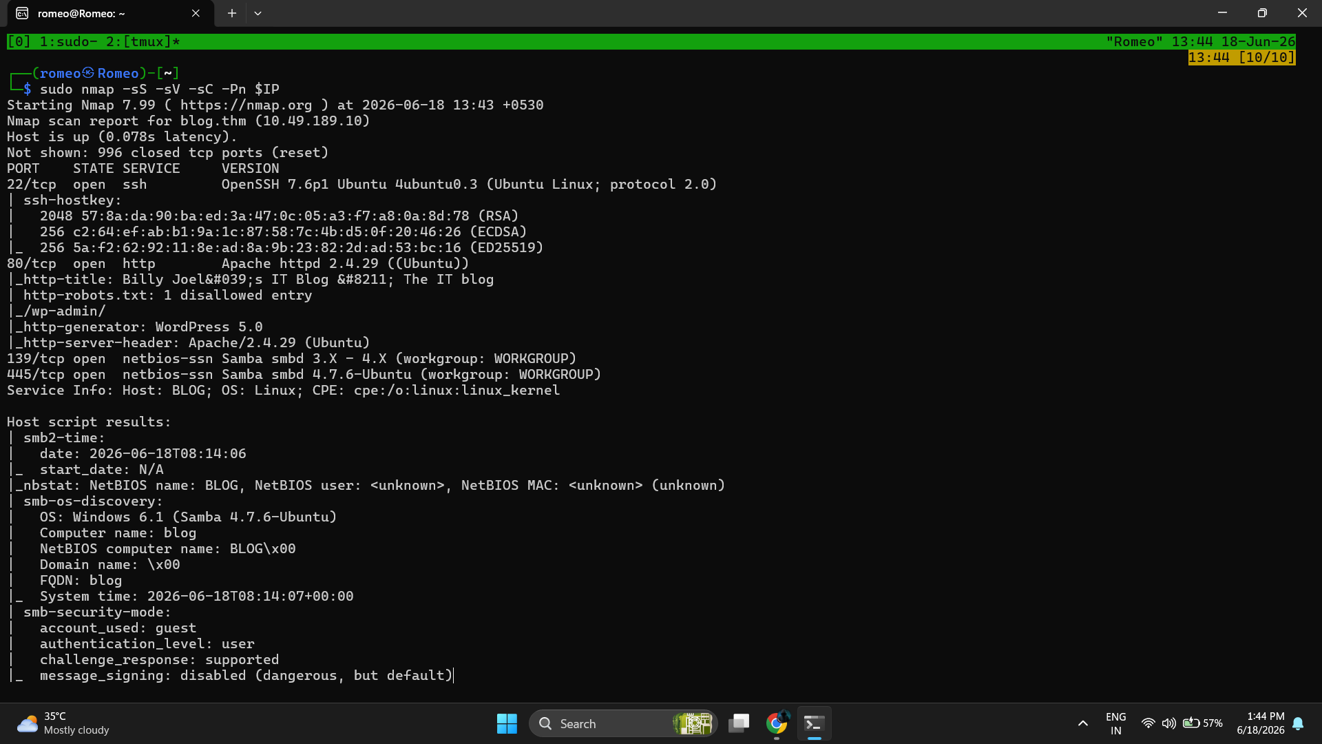 TryHackMe: Blog CTF Walkthrough