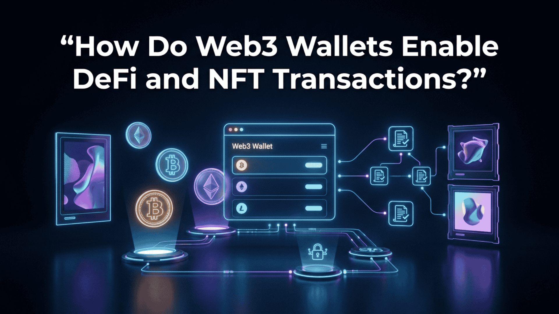 How Do Web3 Wallets Enable DeFi and NFT Transactions?