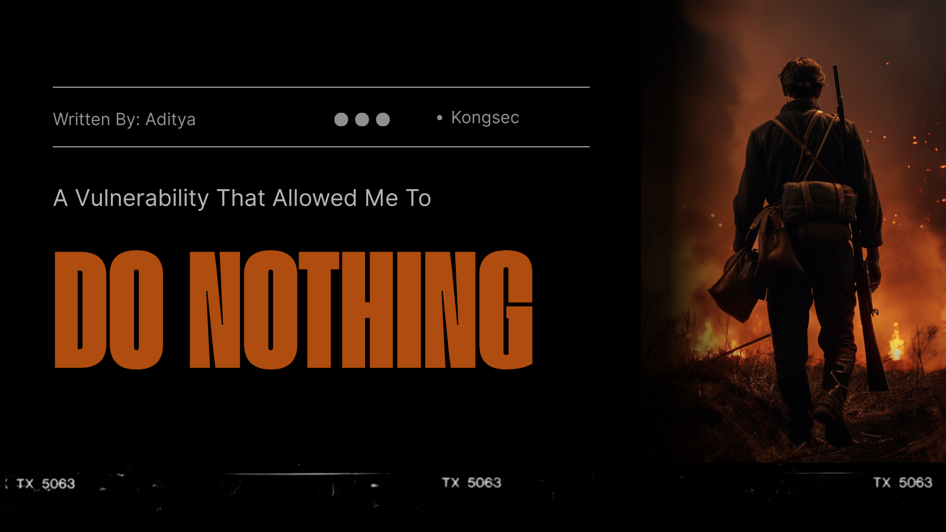 A Vulnerability That Allowed Me To Do NOTHING
