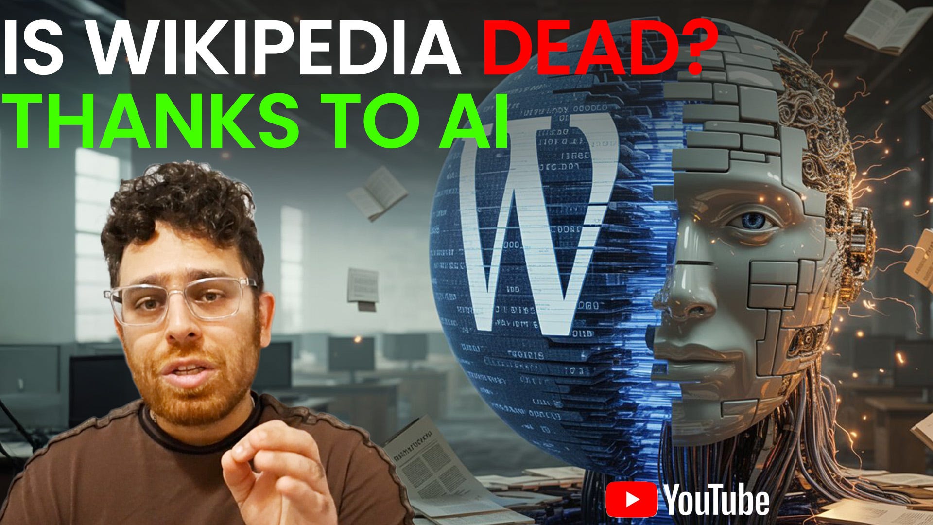 WikiPedia used to be ChatGPT of 2000’s. Now AI has destroyed ….