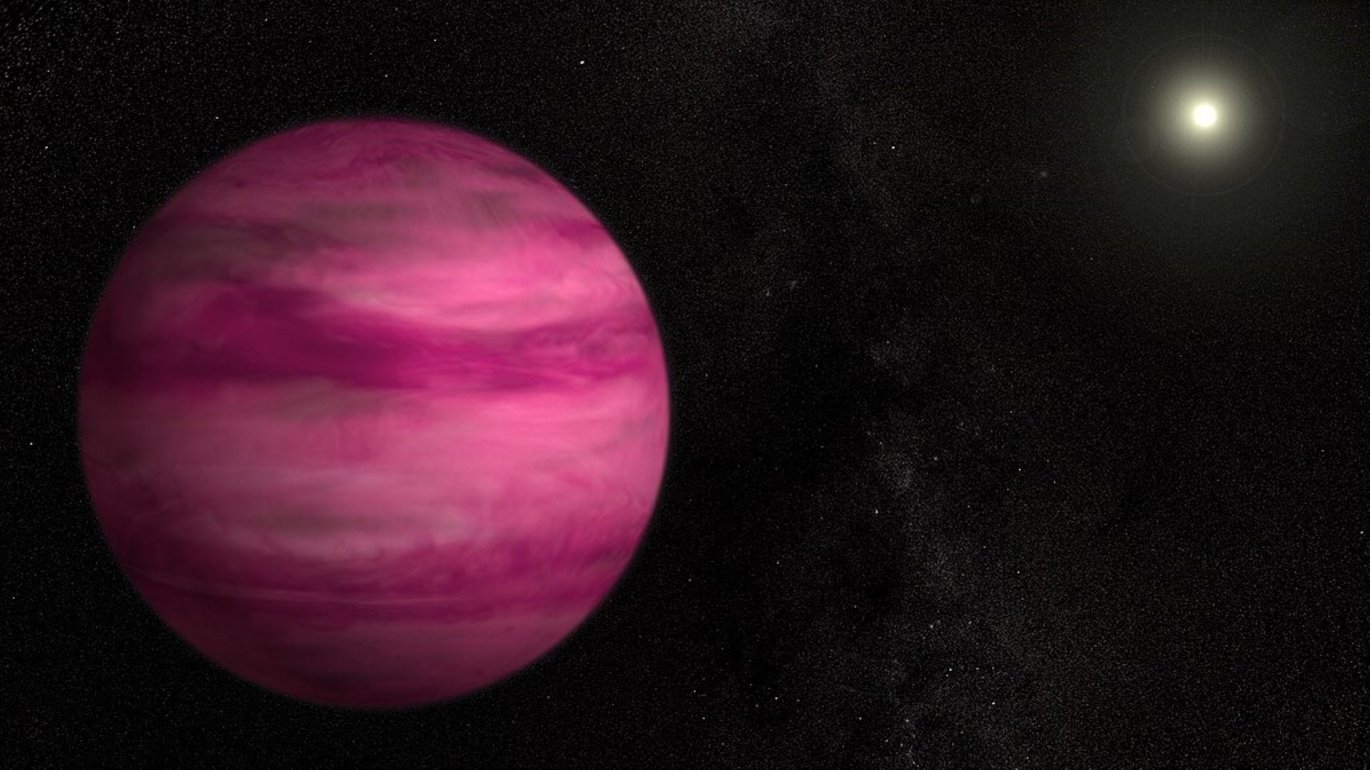 The Bubble-Gum Planet: Pink Beauty should not have formed at all!