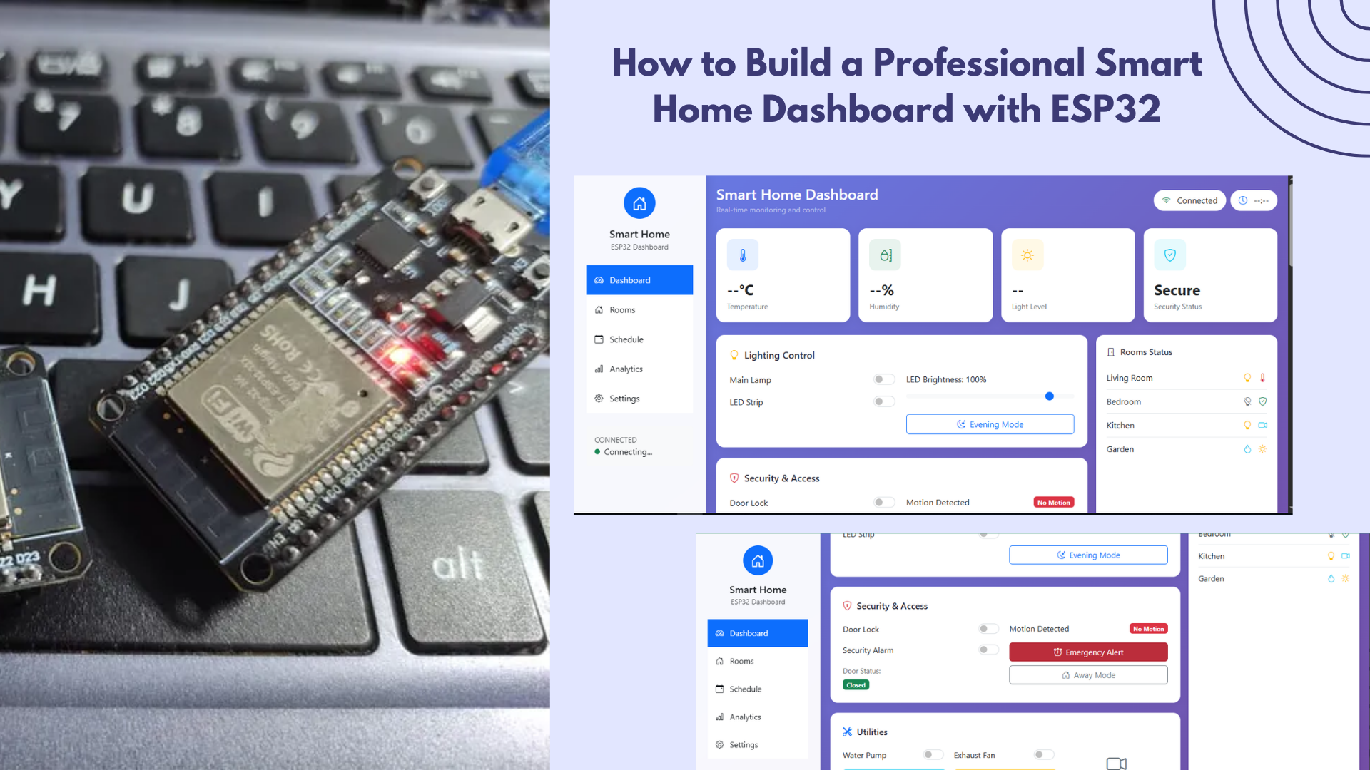 How to Build a Professional Smart Home Dashboard with ESP32 (Complete Guide 2026)