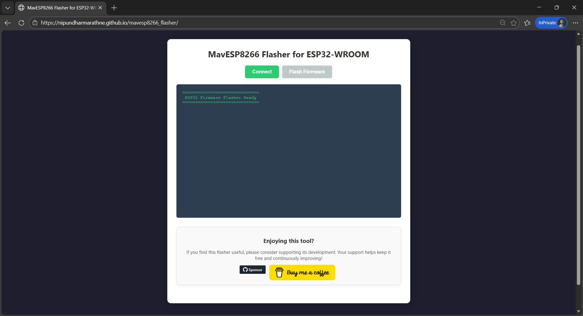 Flash MavESP8266 Firmware on ESP32 Using Only Your Browser
