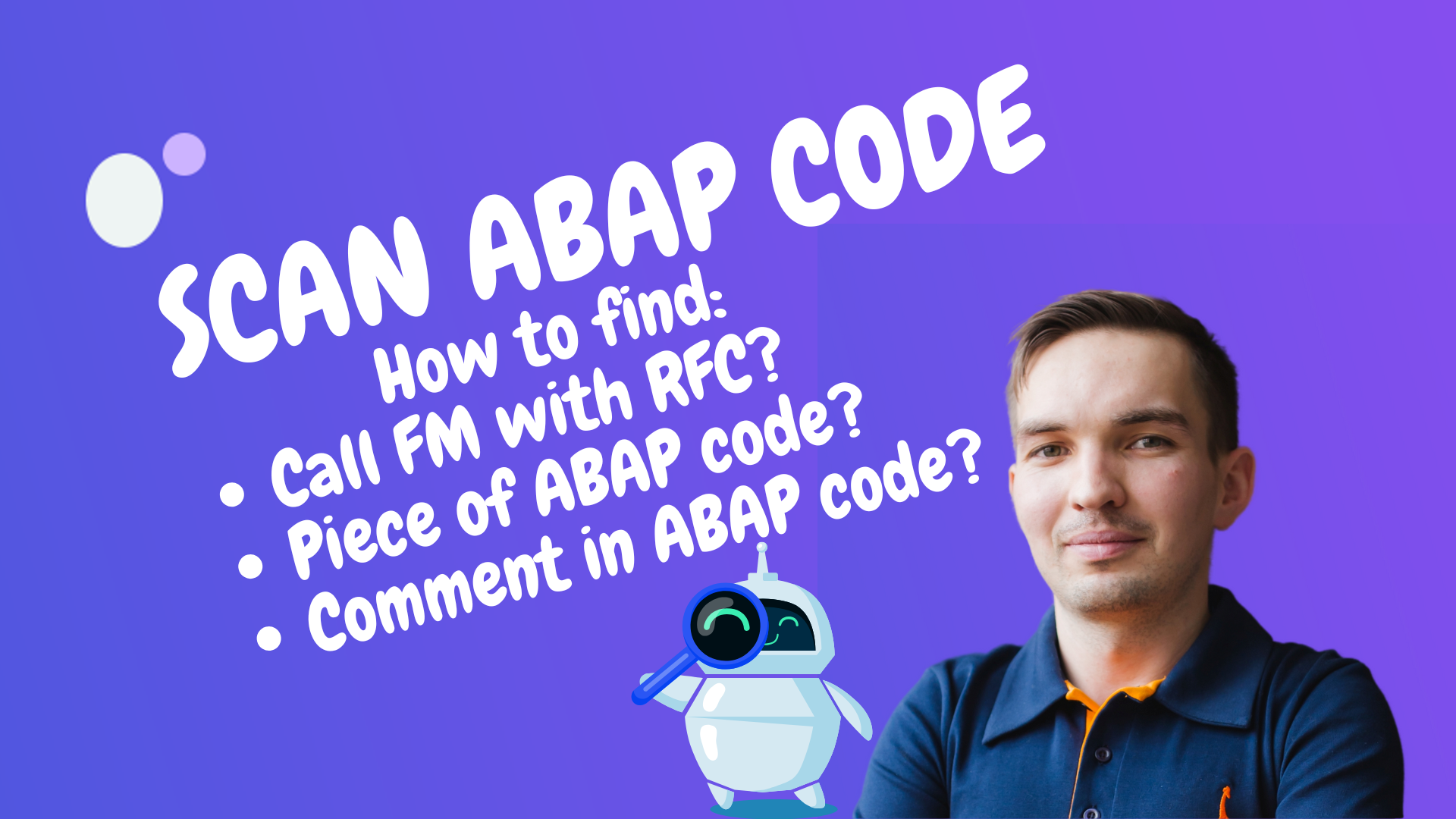 Scan code ABAP SAP | How search ABAP code?