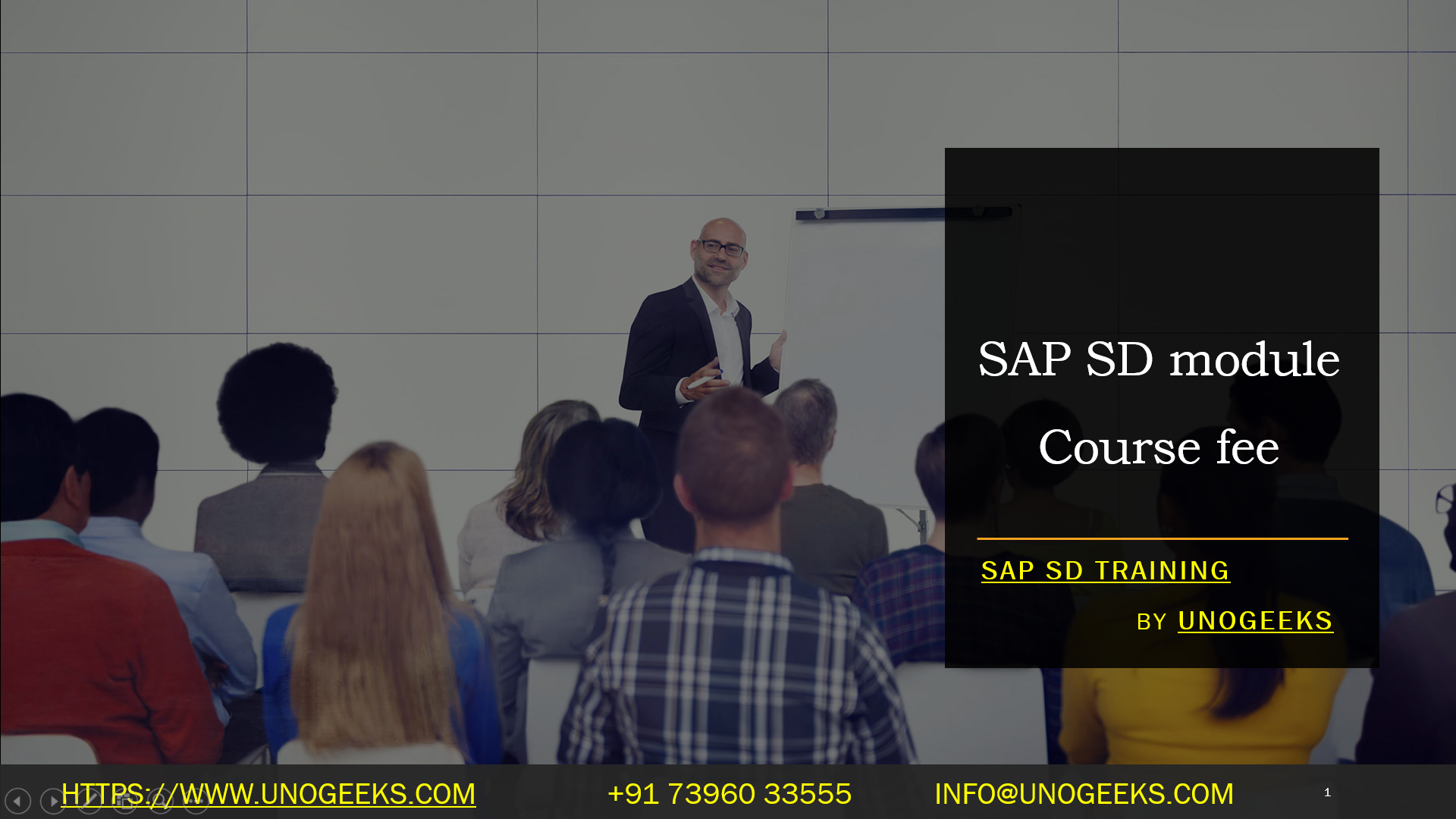 SAP SD module Course fee