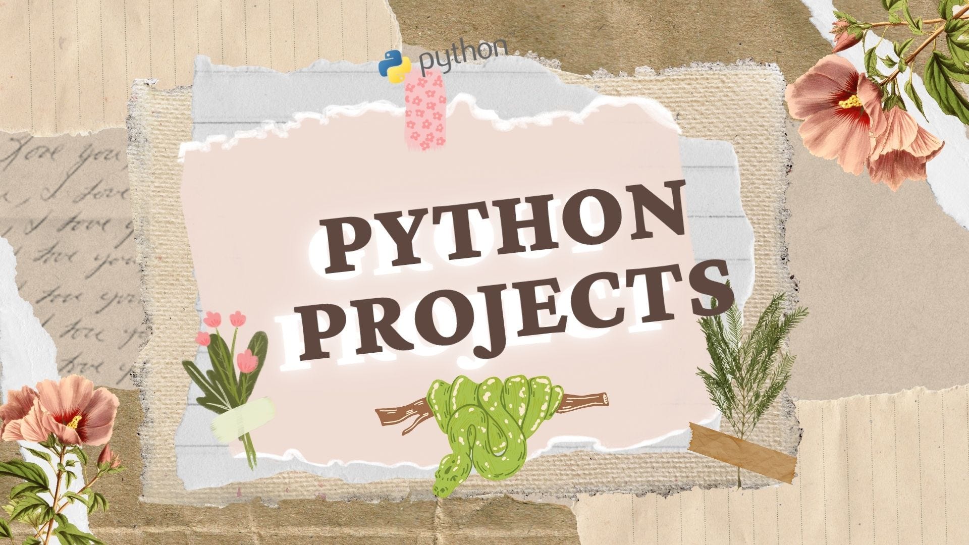 My 20 Python Projects for Beginners.