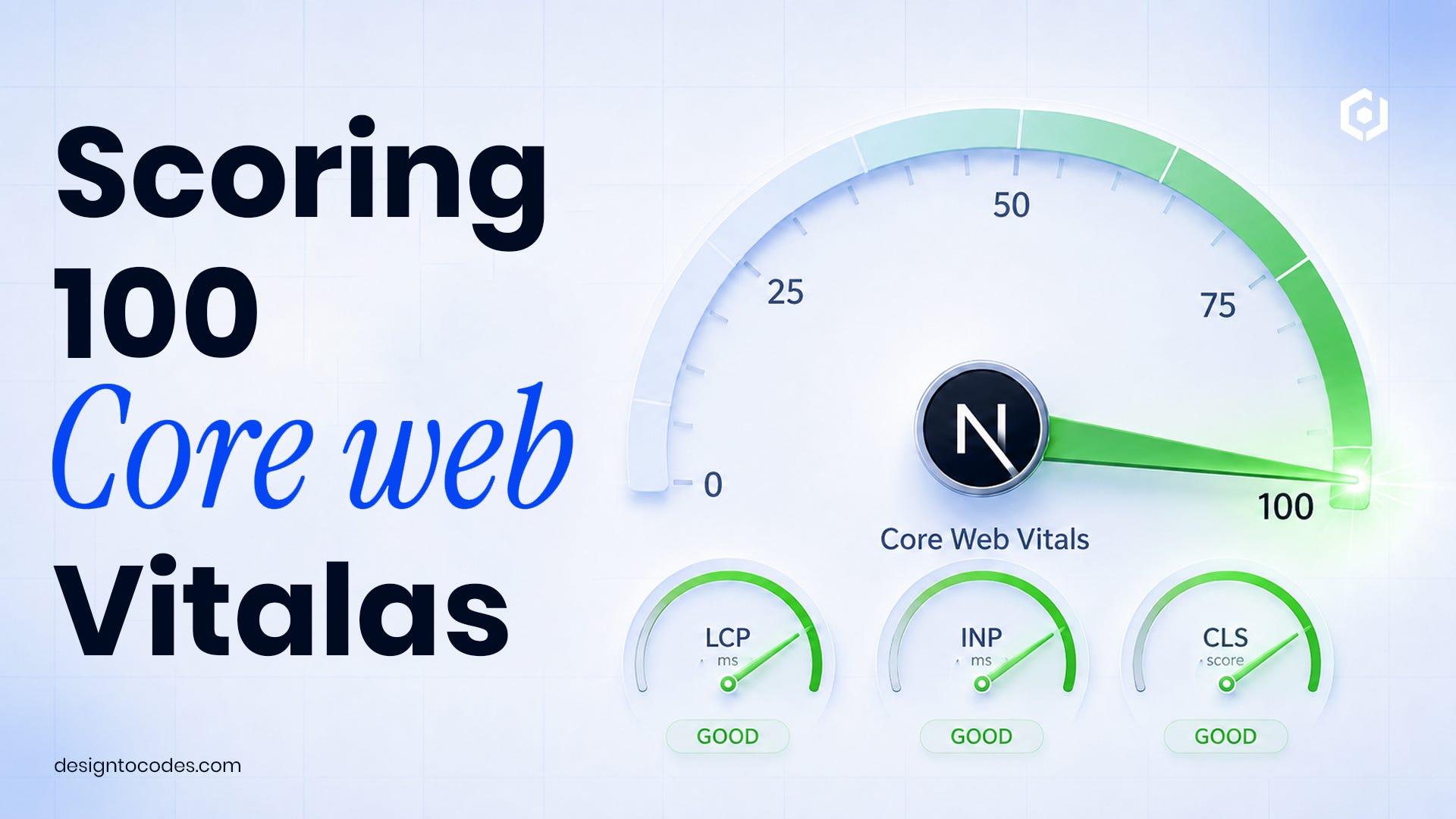 How I Score 100/100 on Core Web Vitals in Next.js