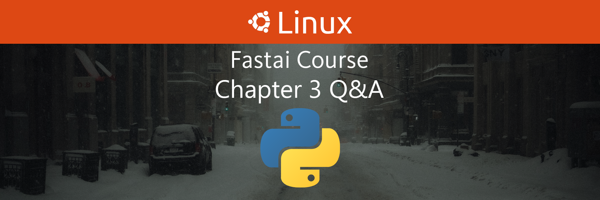 Fastai Course Chapter 3 Q&A on Linux