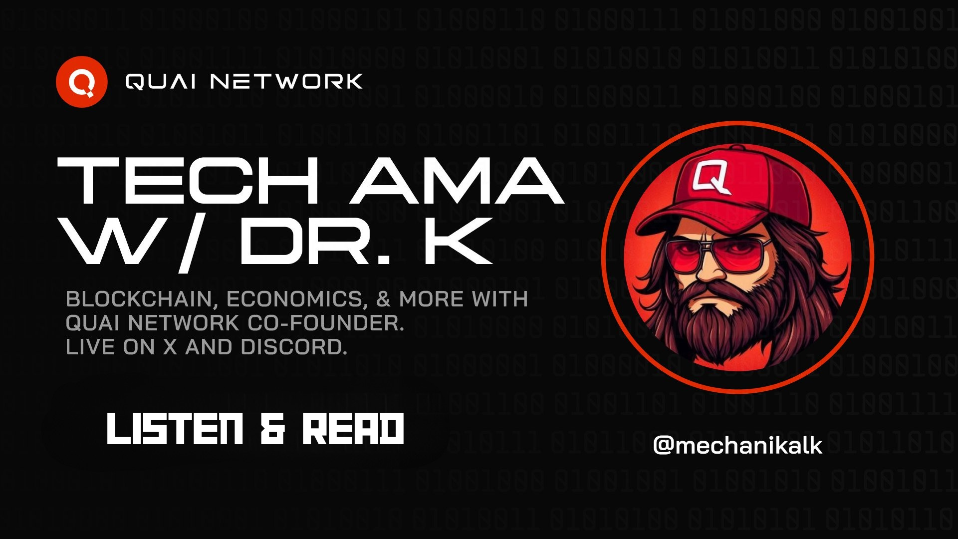[Audio + Transcript] Quai Network Technical AMA with Dr.