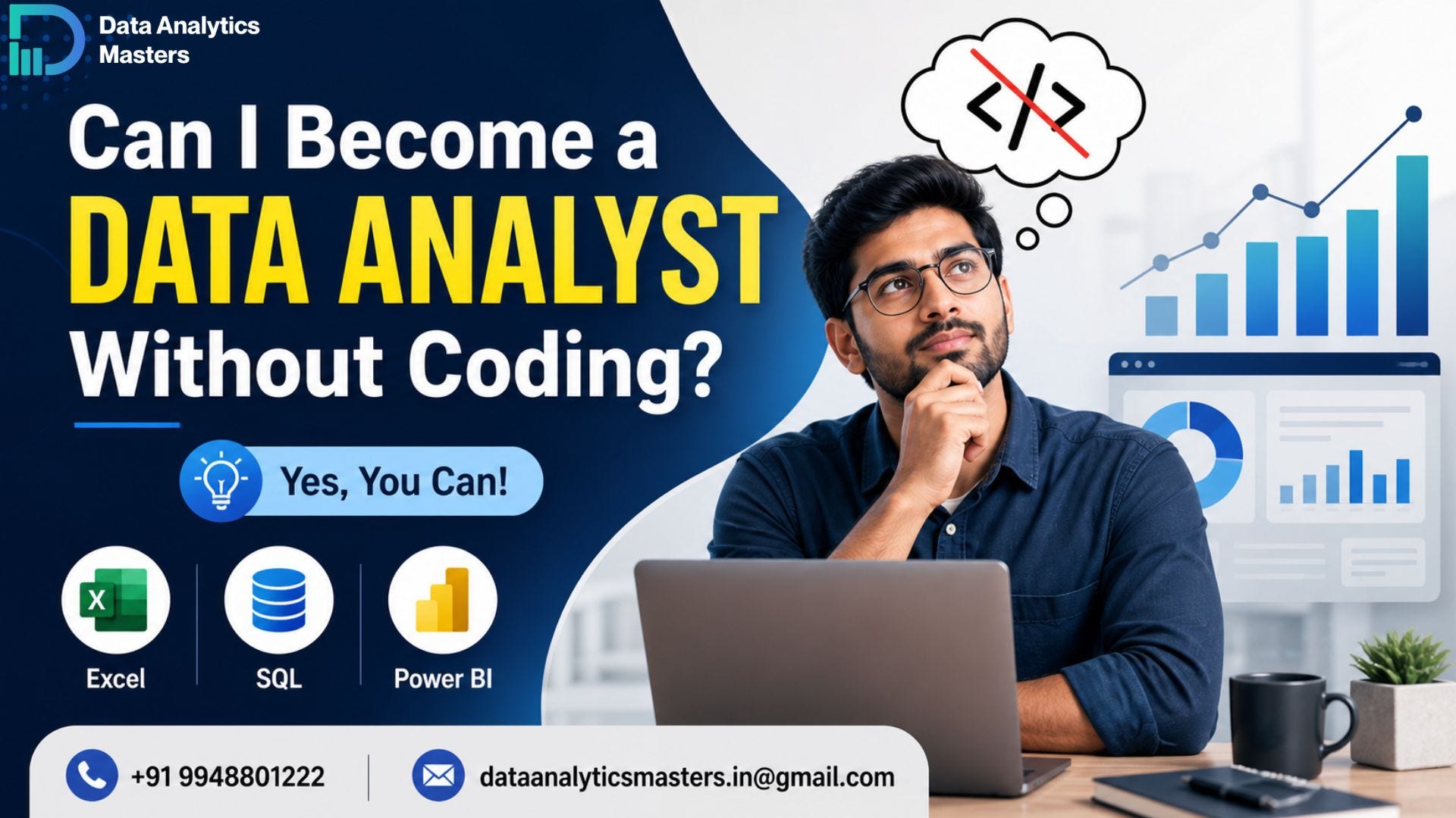 Can I Become a Data Analyst Without Coding?