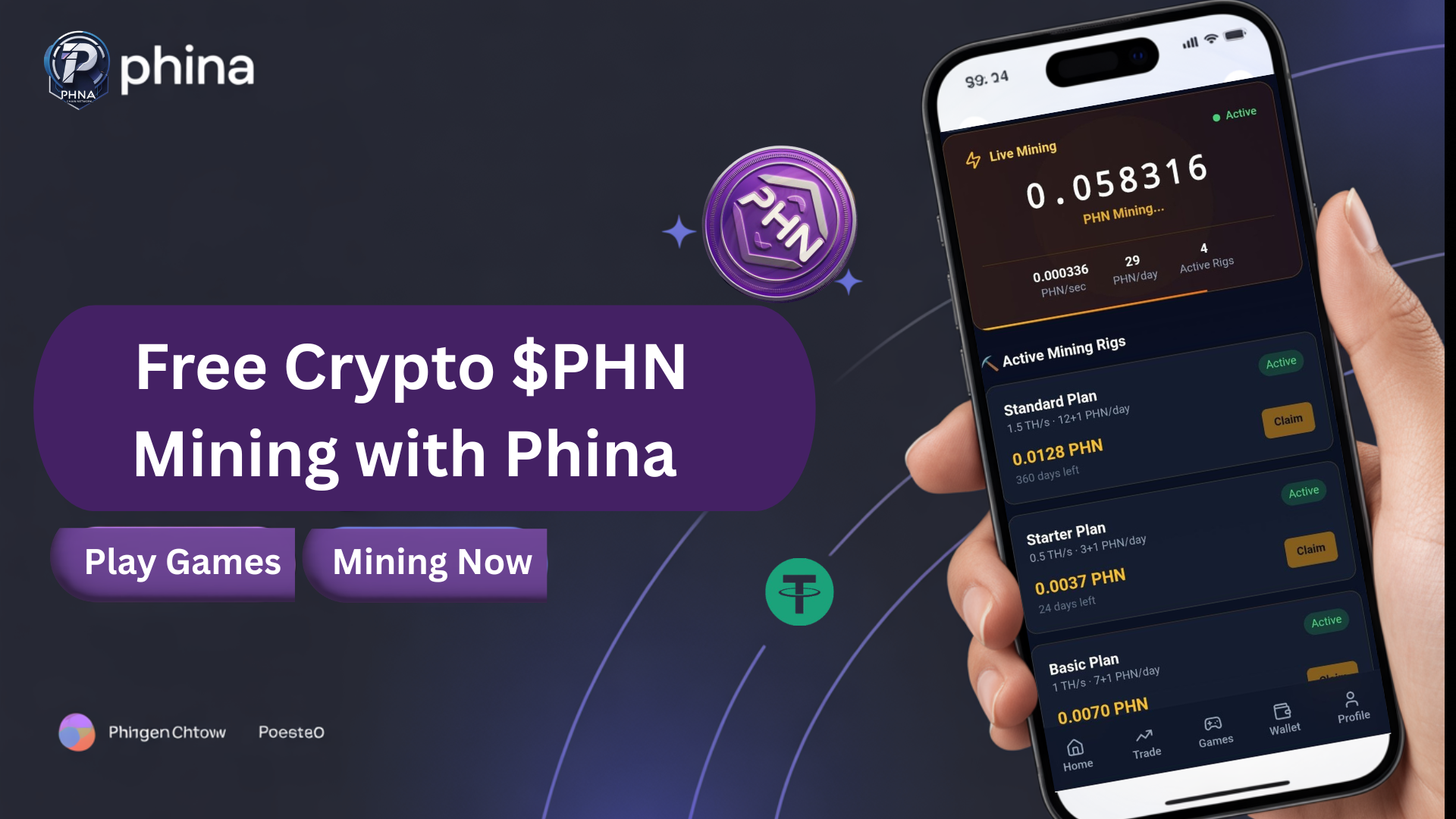 ⛏️ Phina Network Mining — Start Earning $PHN