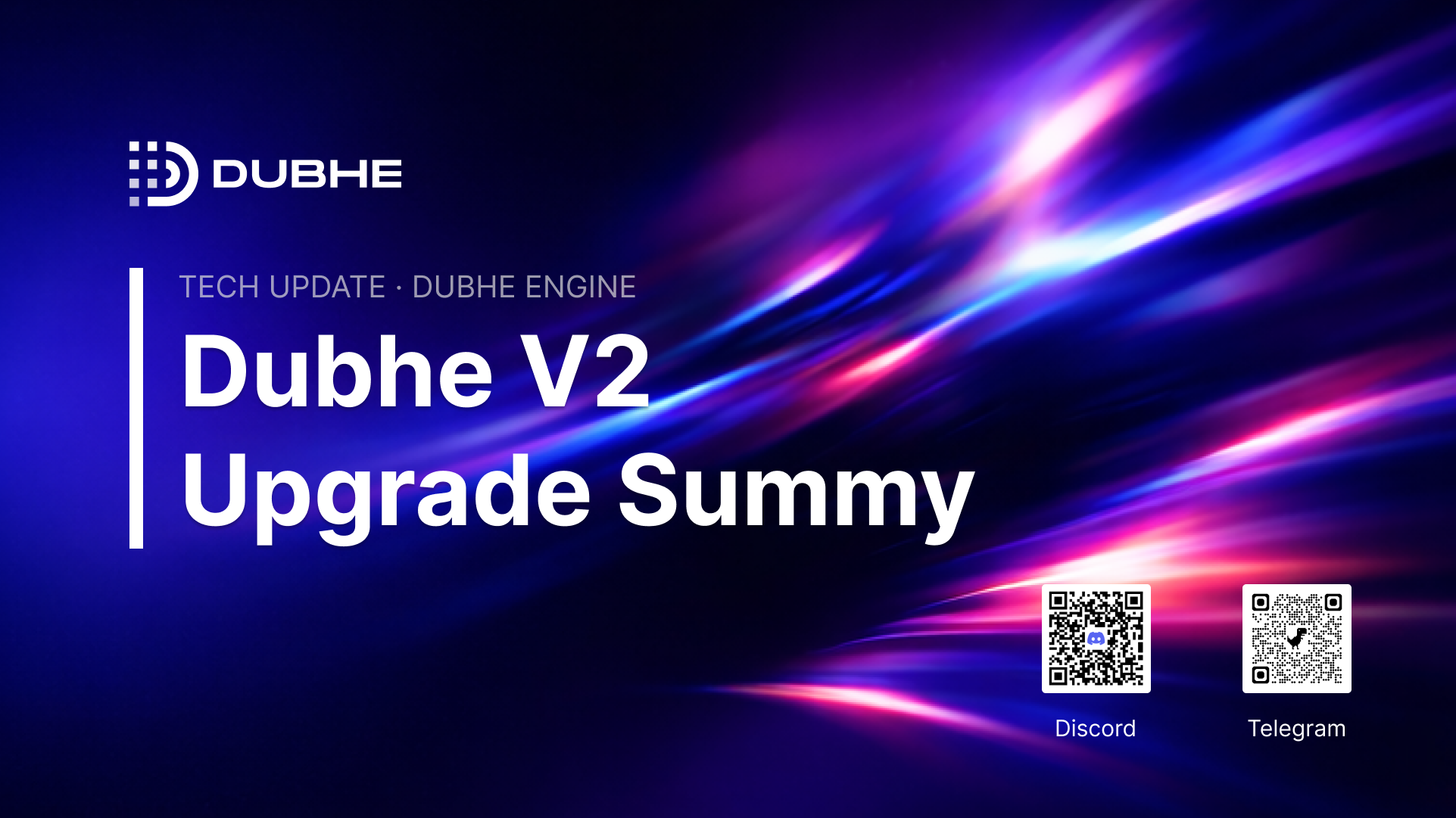 Tech Update: Dubhe v2 Upgrade Summy