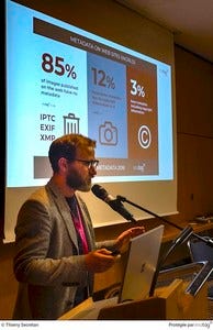 Mathieu Desoubeaux, CEO d'IMATAG, présente les chiffres alarmants sur l'absence de crédits photos sur le web