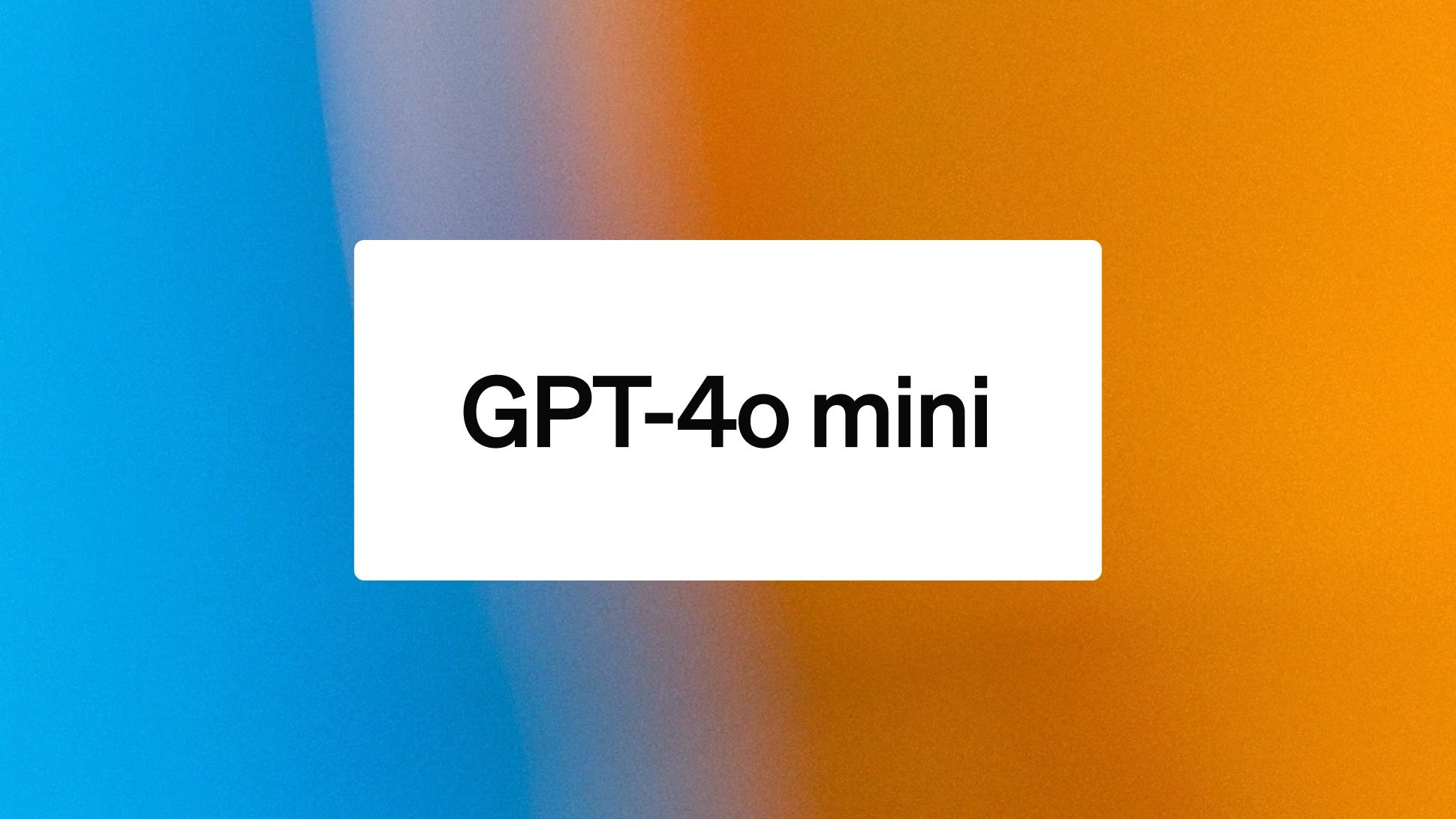 OpenAI Launches GPT-4o Mini, Revolutionizing Small AI Models