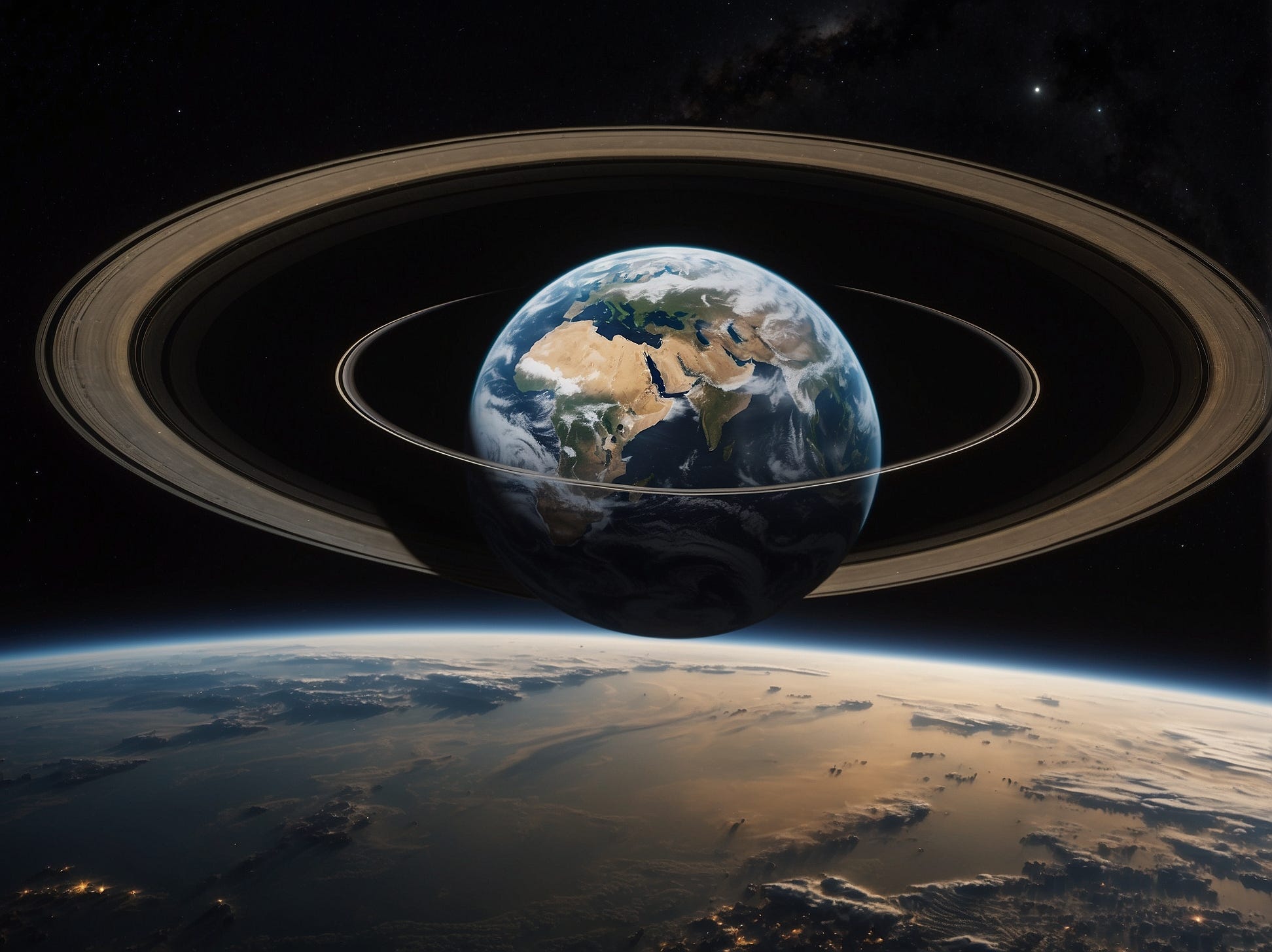 What If Earth Had Saturn’s Rings-