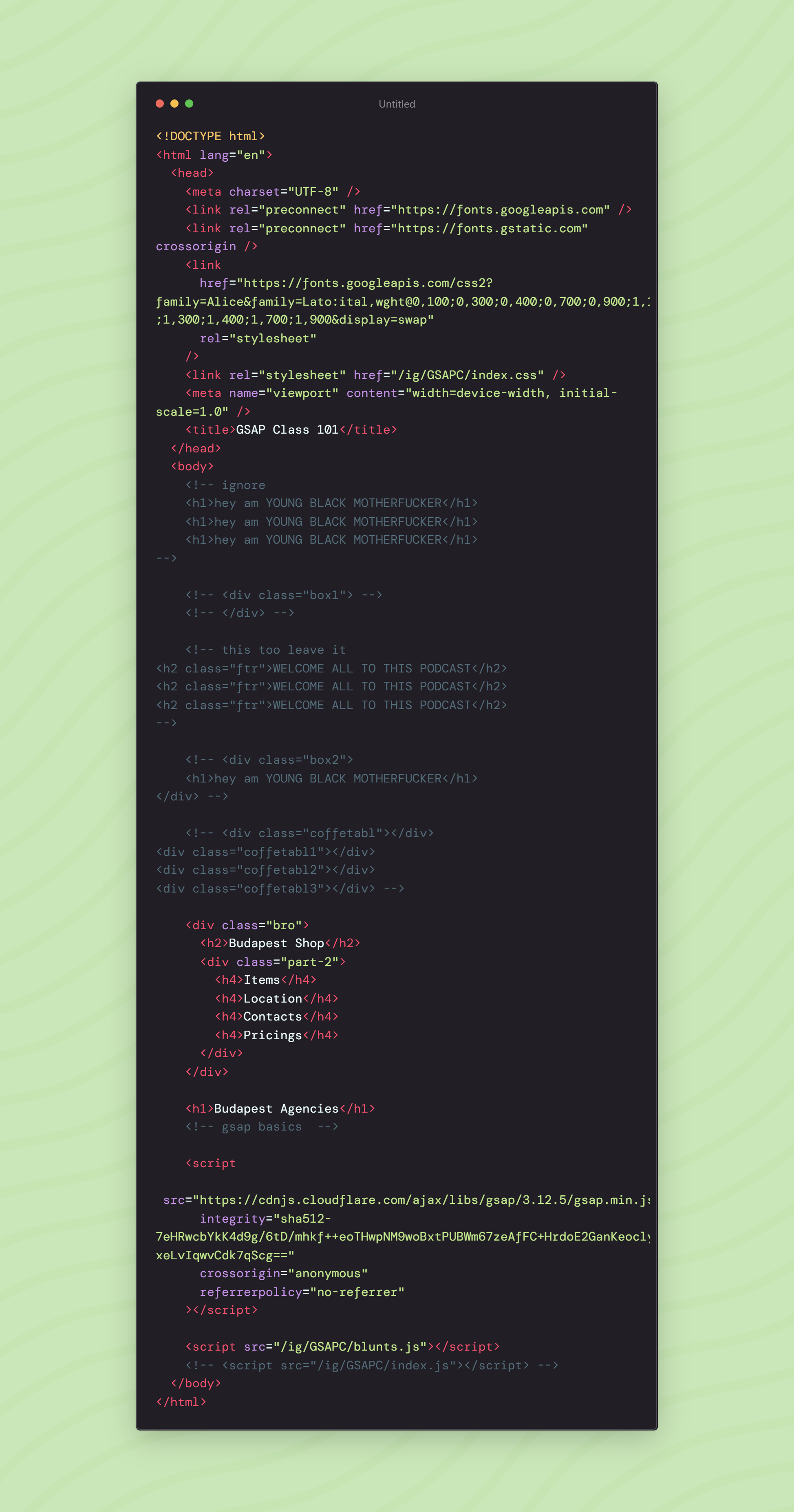 Getting Started with GSAP. 101
