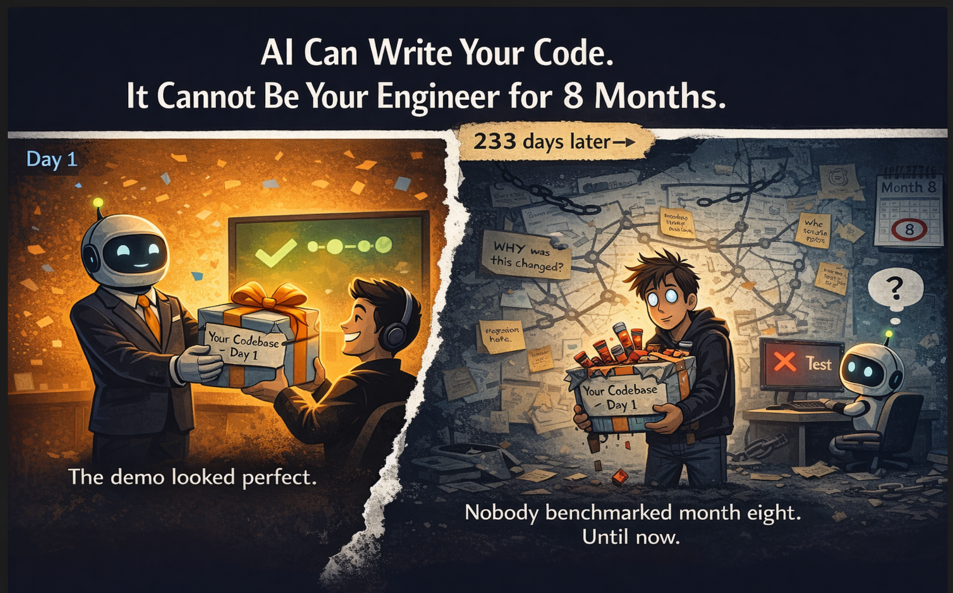 75% of AI Coding Agents Introduce Regressions During Long-Term Maintenance