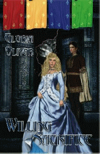 Original Cover for Willing Sacrifice by Gloria Oliver