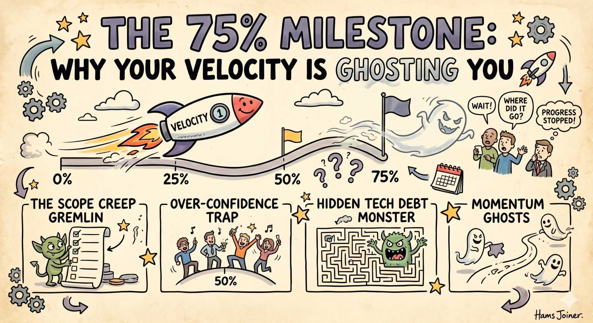 The 75% Milestone: Why Your Velocity is Ghosting You