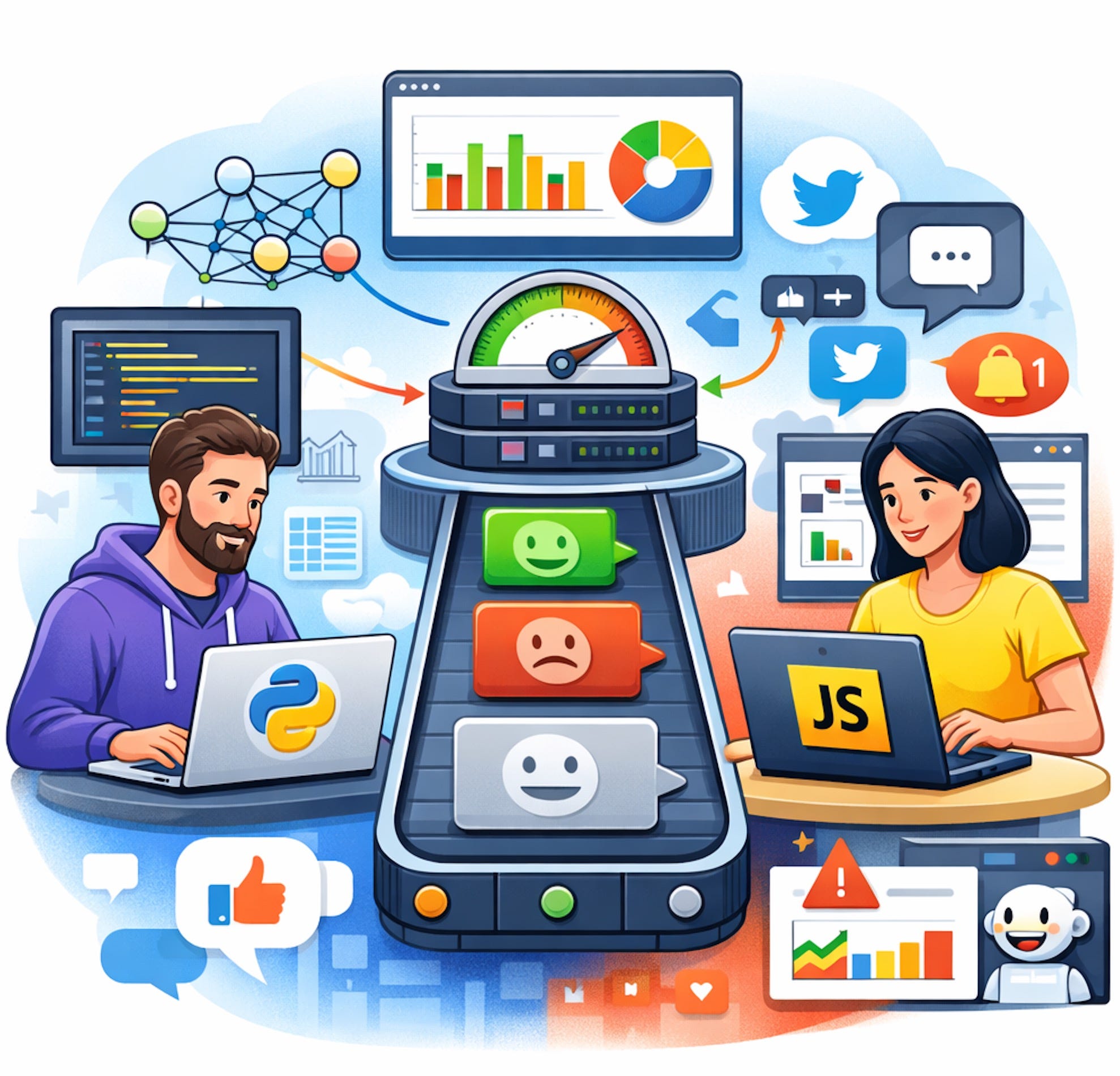 Software Development in 60 Seconds: Real-Time Sentiment Analysis