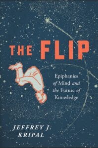 book cover The Flip showing summersaulting astronaut in space