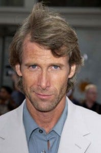 Michael Bay. Smug. Yesterday.