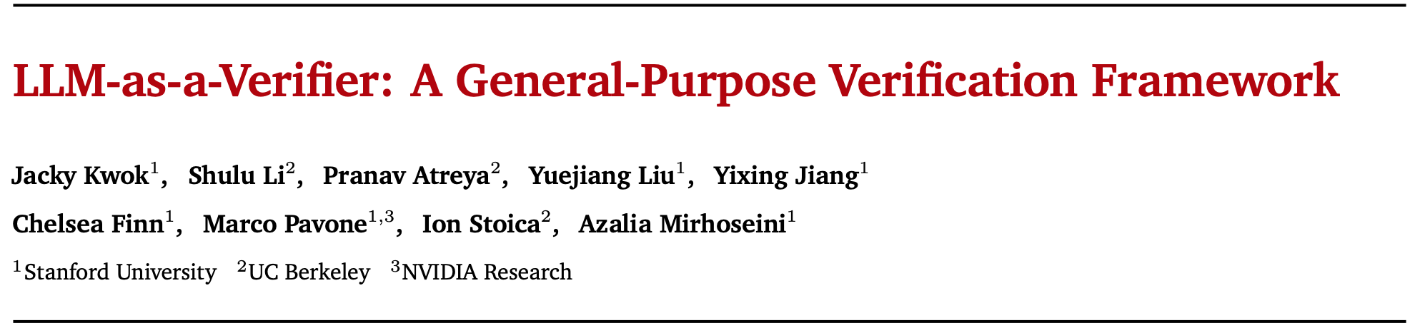 Papers Explained 588: LLM-as-a-Verifier