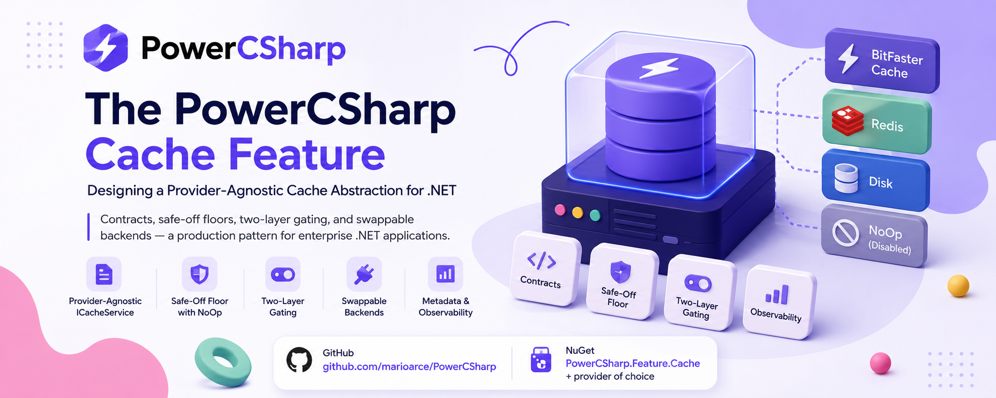The PowerCSharp Cache Feature: Designing a Provider-Agnostic Cache Abstraction for .NET