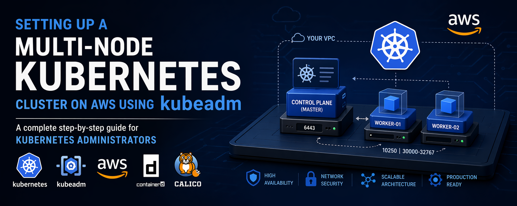Setting Up a Multi-Node Kubernetes Cluster on AWS Using kubeadm