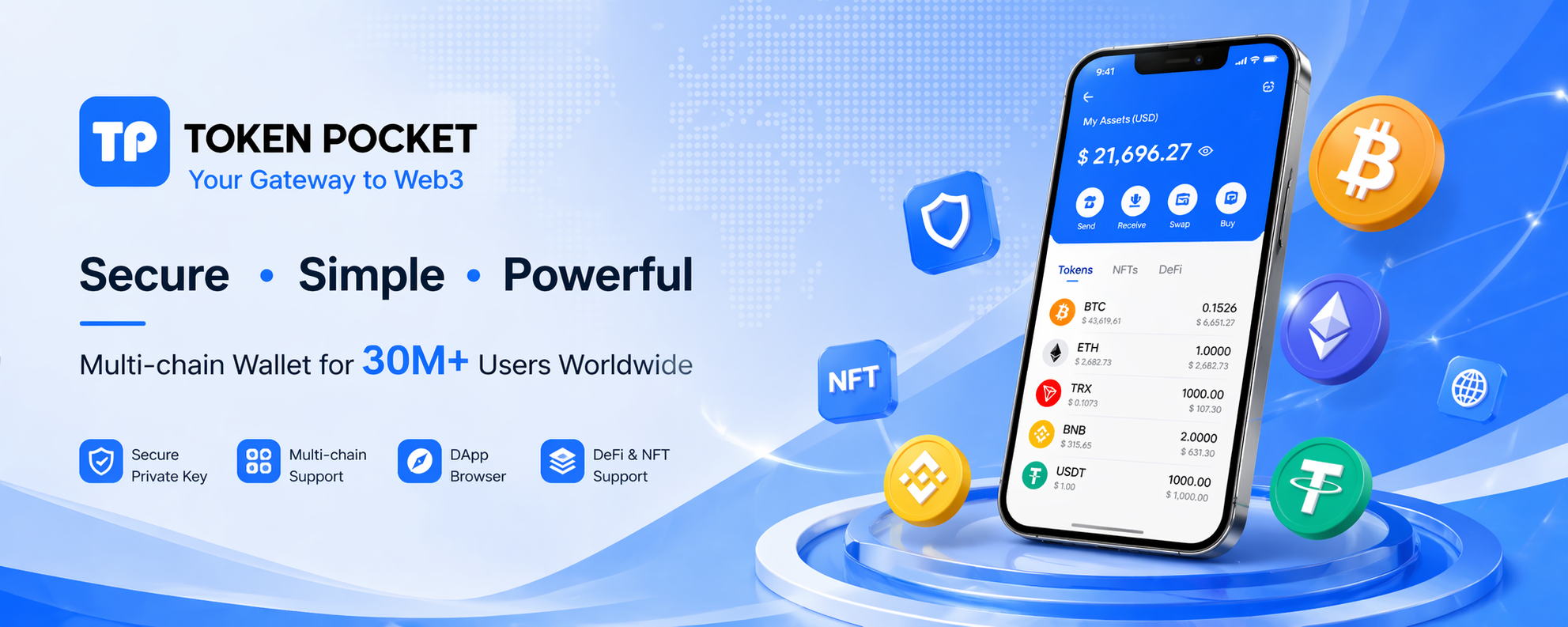 TokenPocket Wallet Download Guide (2026) — Secure Web3 Crypto Wallet