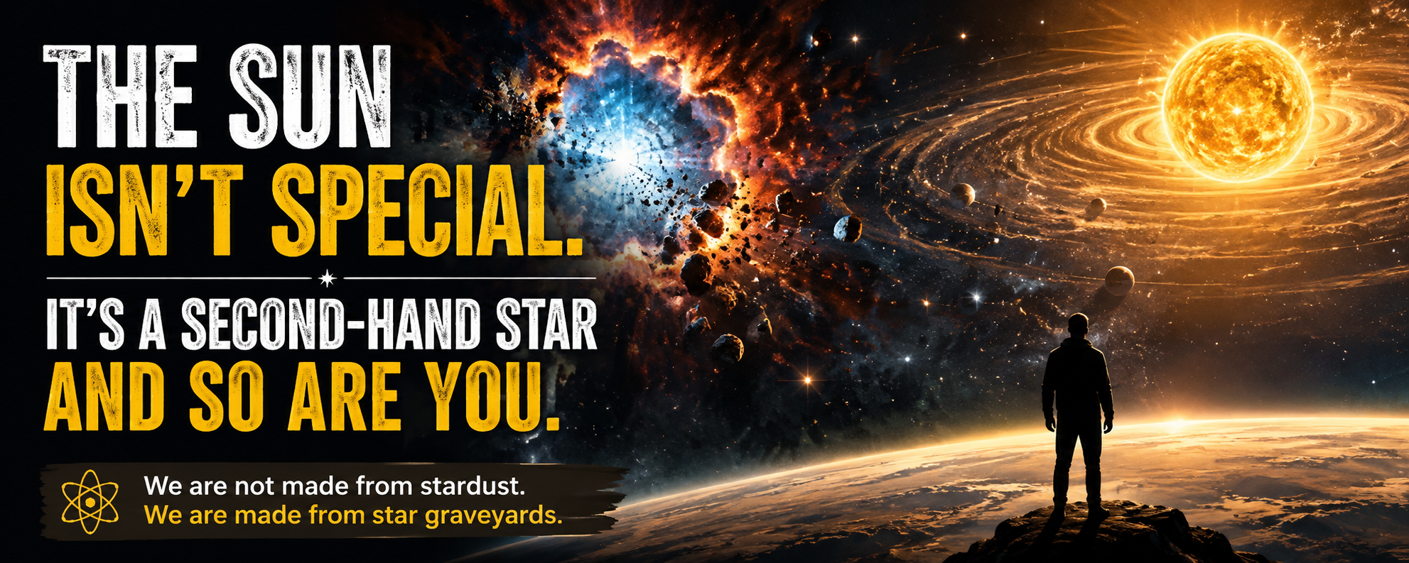The Sun Isn’t Special. It’s a Second-Hand Star And So Are You The Sun Isn’t Special. It’s a Second-Hand Star And So Are You