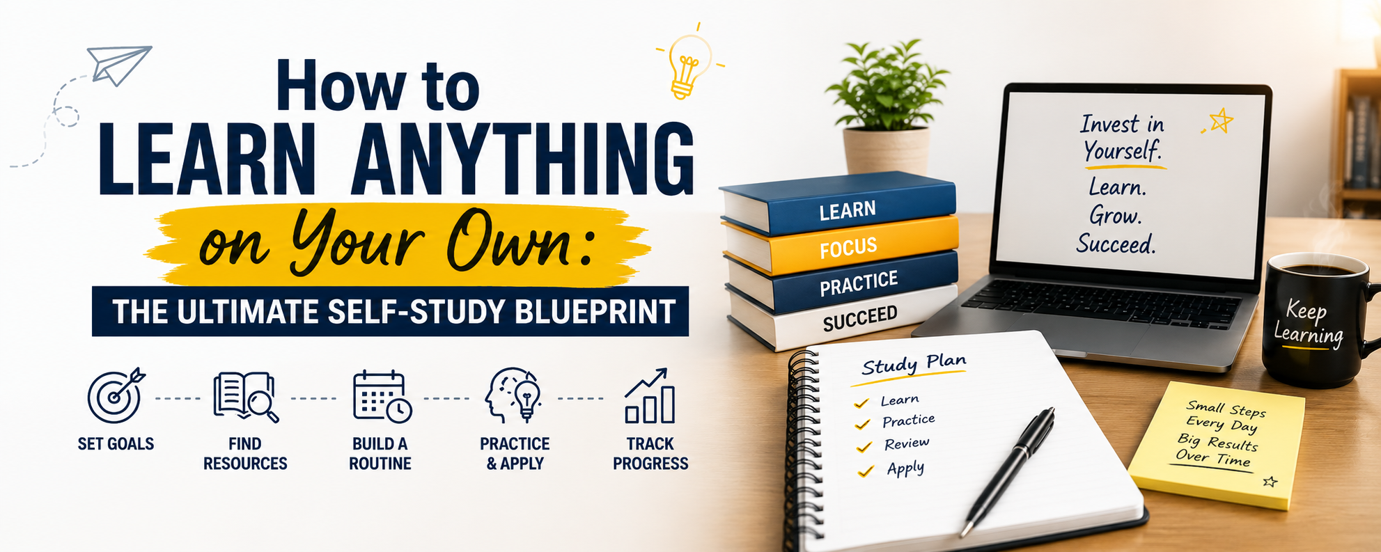 How to Learn Anything on Your Own: The Ultimate Self-Study Blueprint