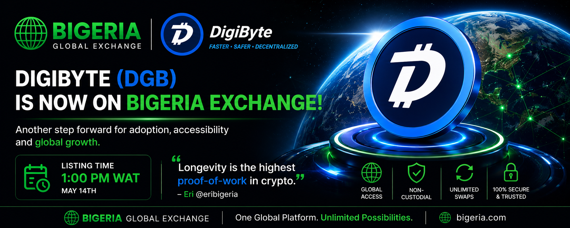 DigiByte Expands Again: Welcome Bigeria Exchange to the DigiByte Ecosystem
