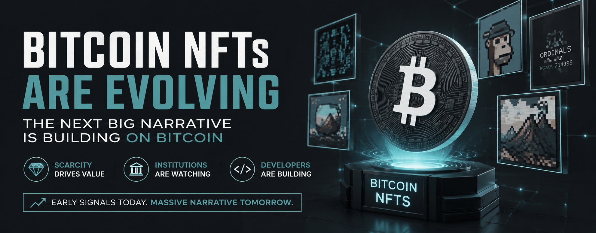 Bitcoin NFTs Shift From Coins To On Chain Art