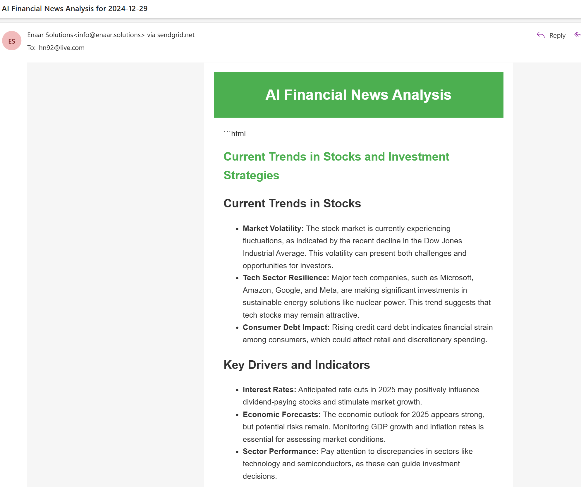 Lets build an AI financial news analyst