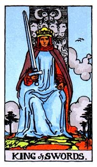 Tarot — King of Swords.