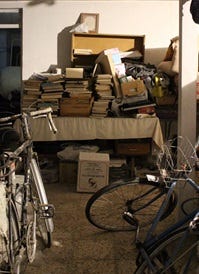 My garage filled with artifacts, memorabilia, and castoffs; what any fan of the TV show “Hoarders” would call simply “junk.”