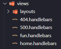 Example adding the fun.handlebars file