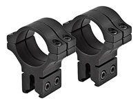 BKL 30mm Rings, 3/8&#34; or 11mm Dovetail, Double Strap, Matte Black