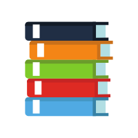 Emoji of a stack of books