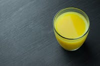 Orange Juice with Added Calcium for strenghtening teeth