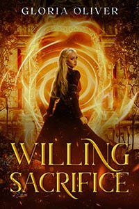 New 2022 Cover for Willing Sacrifice by Gloria Oliver
