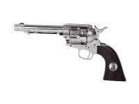 Duke SAA Colt Peacemaker CO2 BB Revolver, Nickel