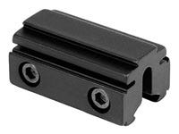 BKL 3/8&#34; or 11mm Tri-Mount Dovetail Riser Mount, 1.625&#34; Long, Black